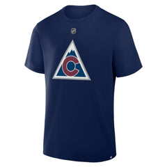 Cale Makar Colorado Avalanche Fanatics Authentic Stack Name & Number T-Shirt - Navy - NHL