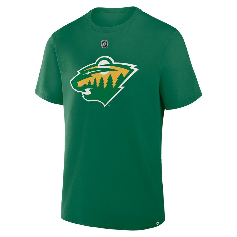 Matthew Boldy Minnesota Wild Fanatics Authentic Stack Name & Number T-Shirt - Kelly Green - NHL
