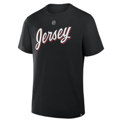 Jacob Markstrom New Jersey Devils Fanatics Authentic Stack Name & Number T-Shirt - Black - NHL