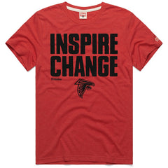 Atlanta Falcons Homage Unisex 2024 Inspire Change Tri-Blend T-Shirt Red | NFL