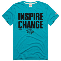 Jacksonville Jaguars Homage Unisex 2024 Inspire Change Tri-Blend T-Shirt Teal | NFL