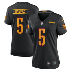 Jayden Daniels Washington Commanders Women's Alternate Game Player Jersey Black | Nike for Sale