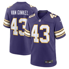 Andrew Van Ginkel Minnesota Vikings Alternate Game Jersey Purple | Nike for Sale