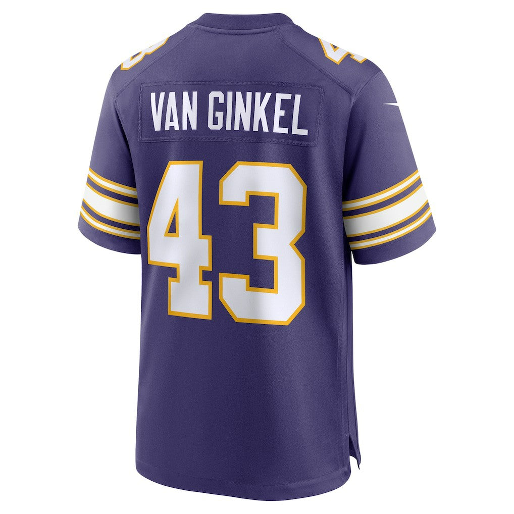 Andrew Van Ginkel Minnesota Vikings Alternate Game Jersey Purple | Nike for Sale