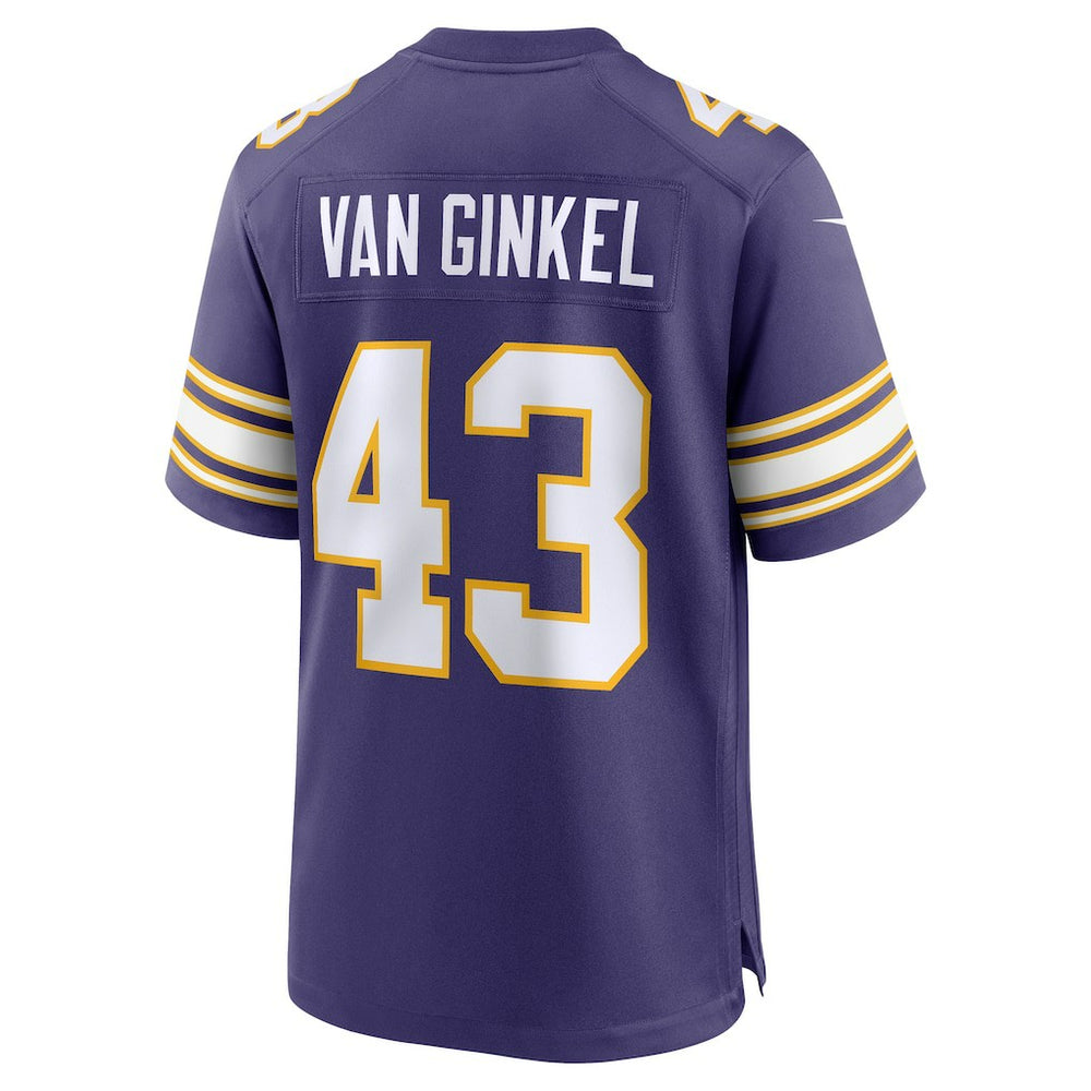 Andrew Van Ginkel Minnesota Vikings Alternate Game Jersey Purple | Nike for Sale