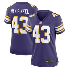 Andrew Van Ginkel Minnesota Vikings Women's Alternate Game Jersey Purple | Nike for Sale