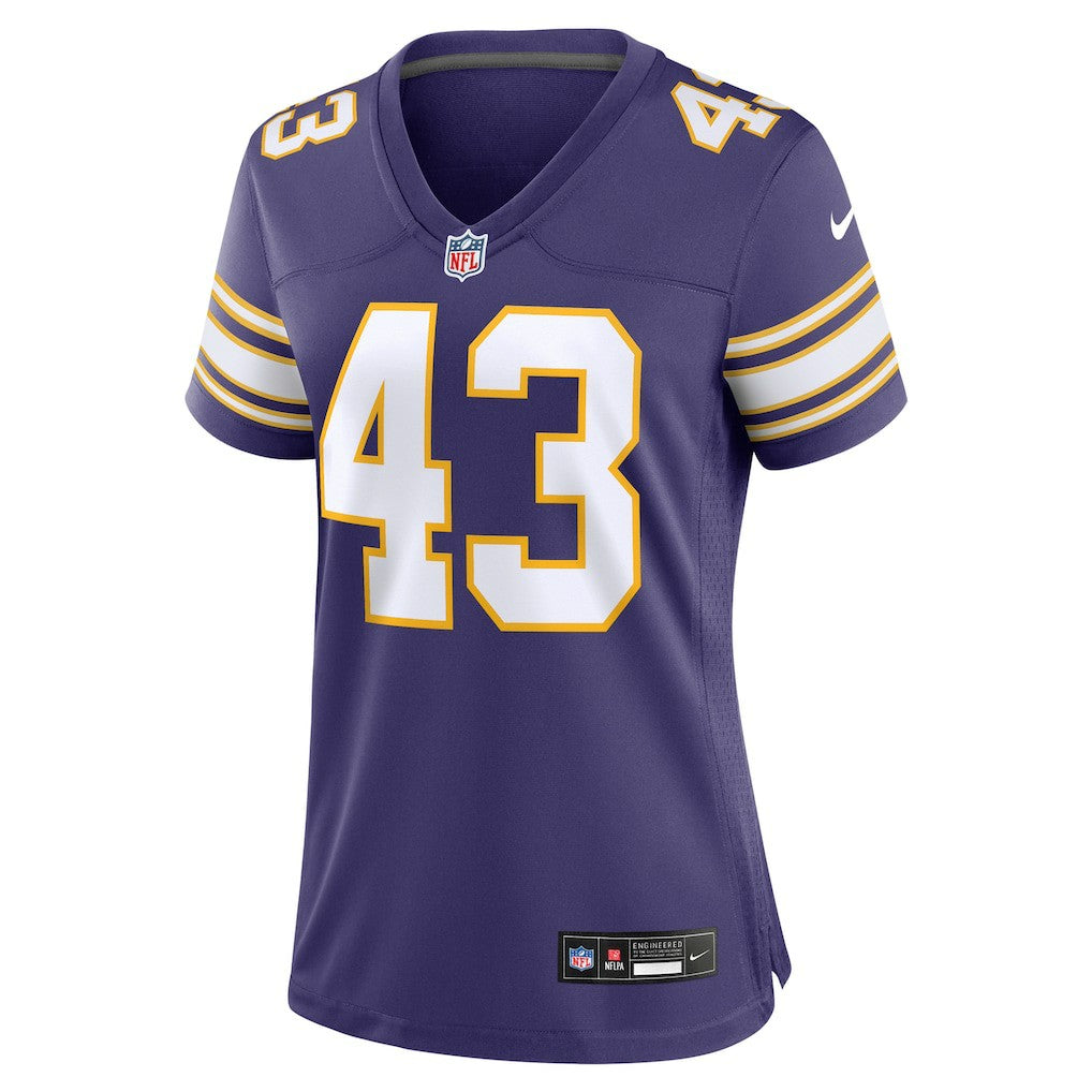 Andrew Van Ginkel Minnesota Vikings Women's Alternate Game Jersey Purple | Nike for Sale