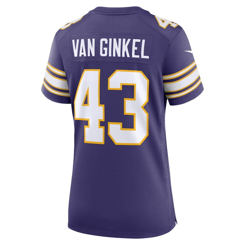 Andrew Van Ginkel Minnesota Vikings Women's Alternate Game Jersey Purple | Nike for Sale