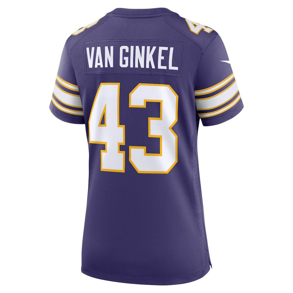 Andrew Van Ginkel Minnesota Vikings Women's Alternate Game Jersey Purple | Nike for Sale