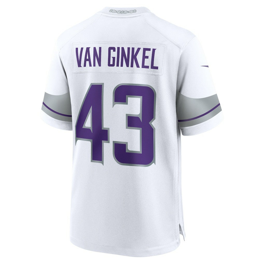 Andrew Van Ginkel Minnesota Vikings Alternate Game Jersey White | Nike for Sale