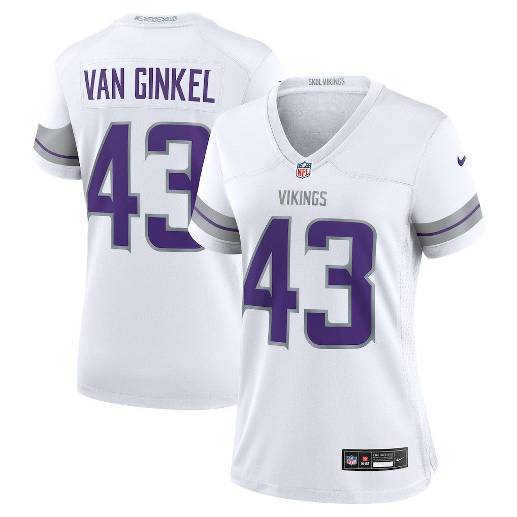 Andrew Van Ginkel Minnesota Vikings Women's Alternate Game Jersey White | Nike for Sale