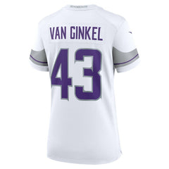 Andrew Van Ginkel Minnesota Vikings Women's Alternate Game Jersey White | Nike for Sale