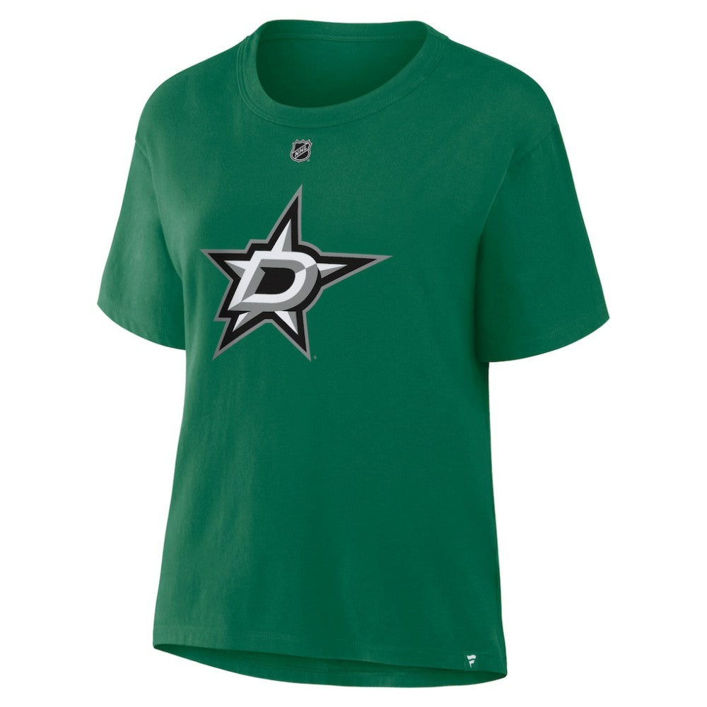 Tyler Seguin Dallas Stars Fanatics Women's Authentic Stack Name & Number T-Shirt - Kelly Green - NHL