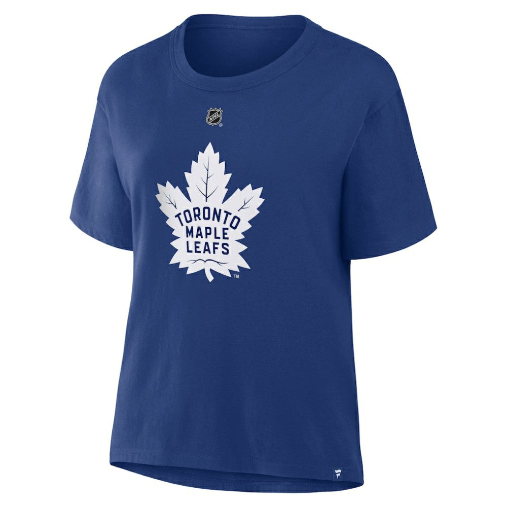 William Nylander Toronto Maple Leafs Fanatics Women's Authentic Stack Name & Number T-Shirt - Blue - NHL