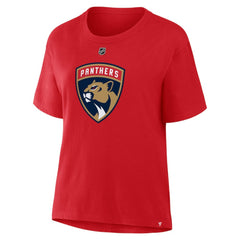 Matthew Tkachuk Florida Panthers Fanatics Women's Authentic Stack Name & Number T-Shirt - Red - NHL