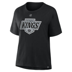 Drew Doughty Los Angeles Kings Fanatics Women's Authentic Stack Name & Number T-Shirt - Black - NHL