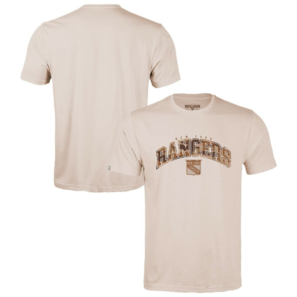 New York Rangers Levelwear Desert Camo Richmond Decoy T-Shirt - Khaki - NHL