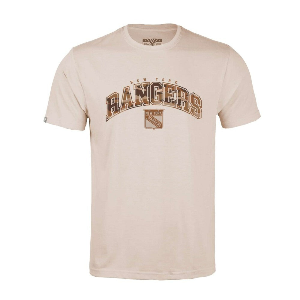 New York Rangers Levelwear Desert Camo Richmond Decoy T-Shirt - Khaki - NHL
