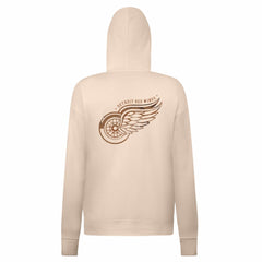 Detroit Red Wings Levelwear Women's Desert Camo Adorn Battalion Pullover Hoodie - Khaki - NHL