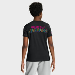 Jacksonville Jaguars Women's 2025 NFL Crucial Catch Tri-Blend Dri-FIT T-Shirt Black | Nike for Sale