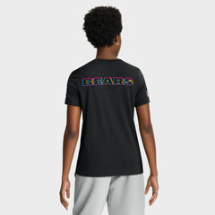 Chicago Bears Women's 2025 NFL Crucial Catch Tri-Blend Dri-FIT T-Shirt Black | Nike for Sale