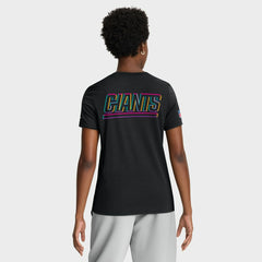 New York Giants Women's 2025 NFL Crucial Catch Tri-Blend Dri-FIT T-Shirt Black | Nike for Sale