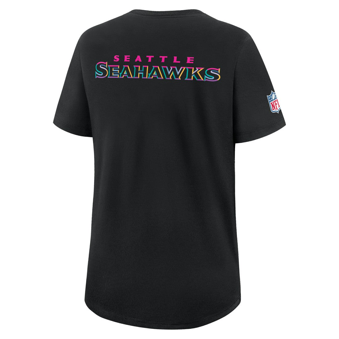 Seattle Seahawks Women's 2025 NFL Crucial Catch Tri-Blend Dri-FIT T-Shirt Black | Nike for Sale