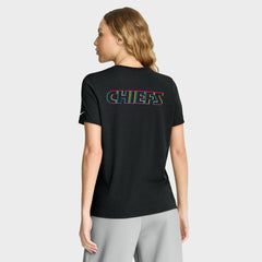 Kansas City Chiefs Women's 2025 NFL Crucial Catch Tri-Blend Dri-FIT T-Shirt Black | Nike for Sale