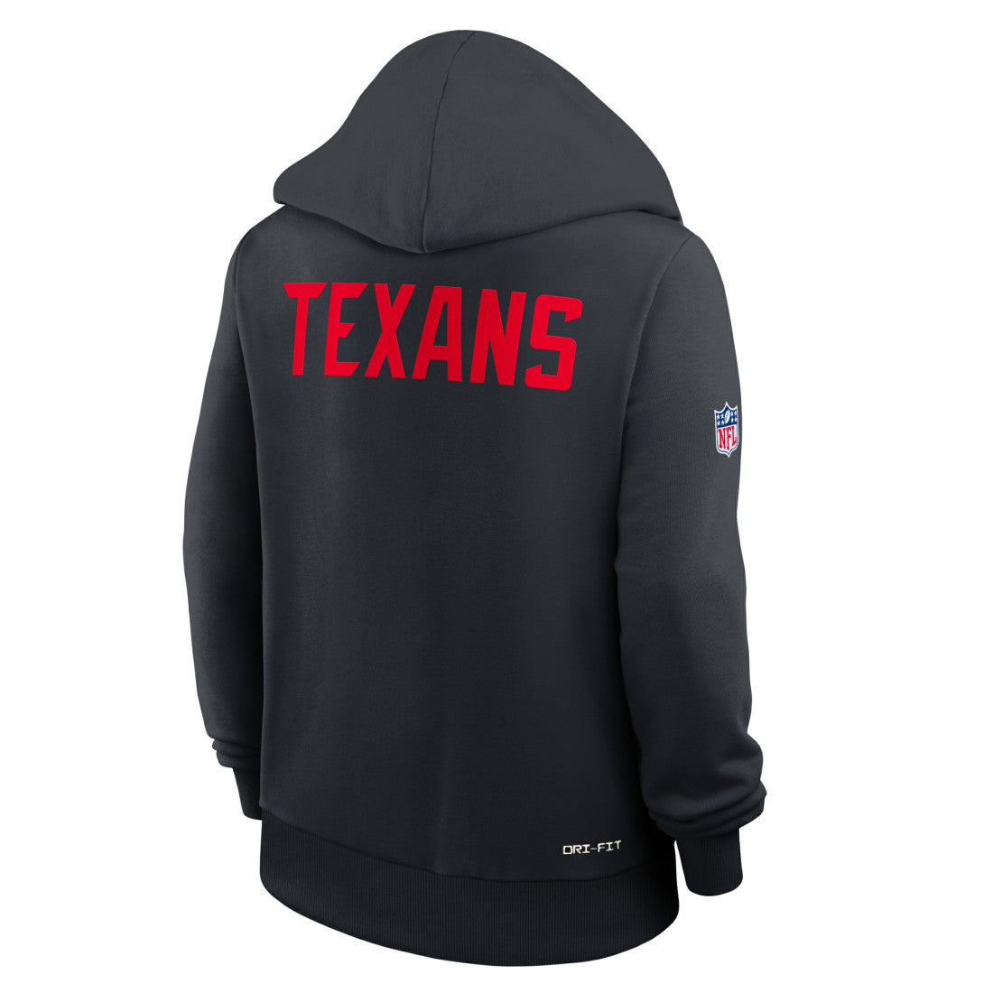 Houston Texans Women's Throwback Sideline Standard Issue Dri-FIT Hoodie Navy | Nike for Sale