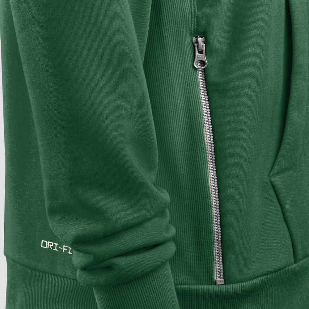 New York Jets Women's Throwback Sideline Standard Issue Dri-FIT Hoodie Kelly Green | Nike for Sale