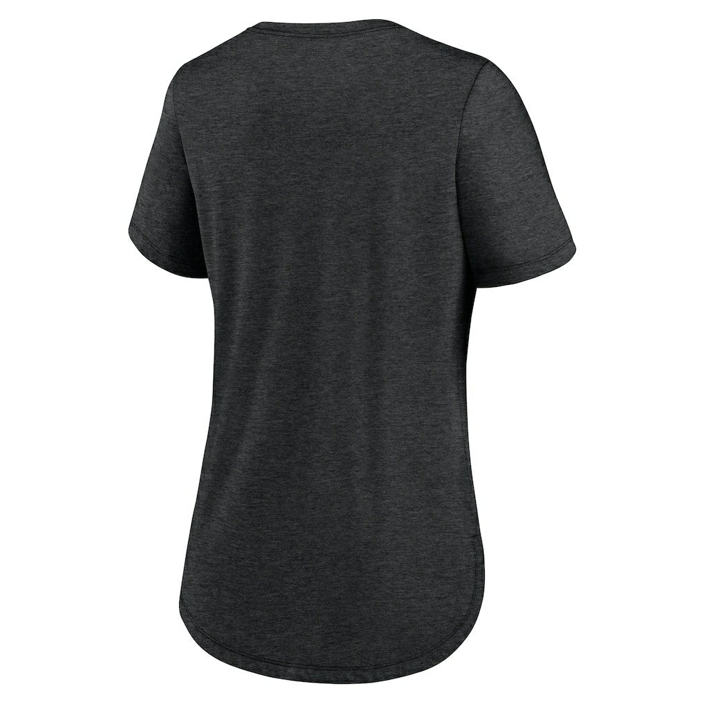 Washington Commanders Women's Script Tri-Blend T-Shirt Charcoal | Nike for Sale
