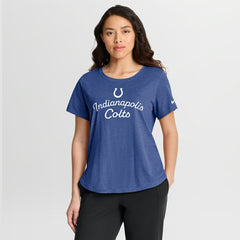 Indianapolis Colts Women's Script Tri-Blend T-Shirt Royal | Nike for Sale