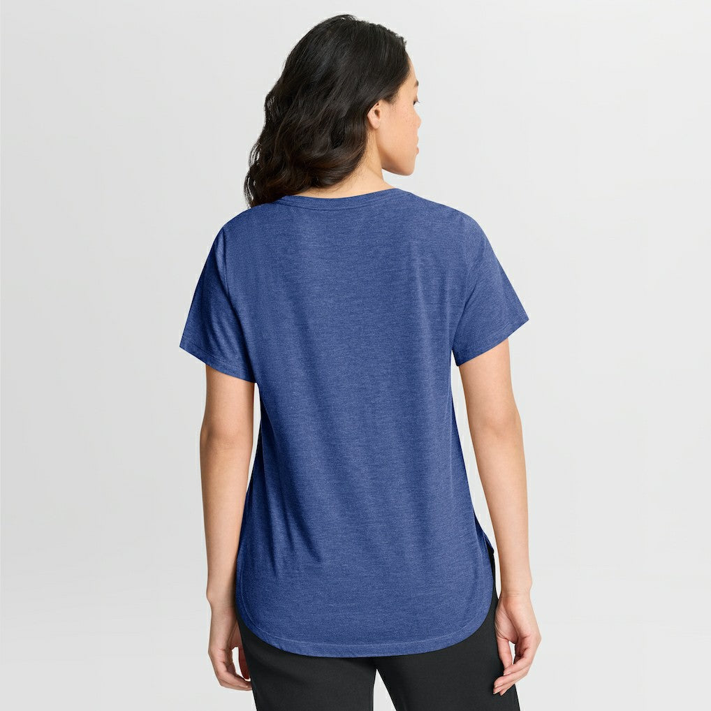Indianapolis Colts Women's Script Tri-Blend T-Shirt Royal | Nike for Sale