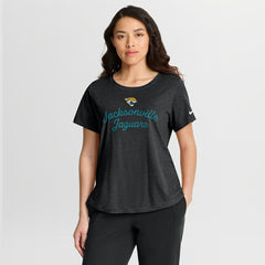Jacksonville Jaguars Women's Script Tri-Blend T-Shirt Black | Nike for Sale