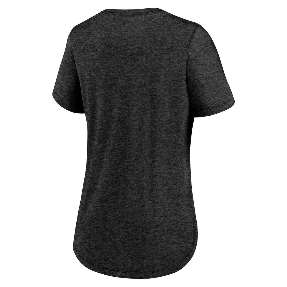 Pittsburgh Steelers Women's Script Tri-Blend T-Shirt Black | Nike for Sale
