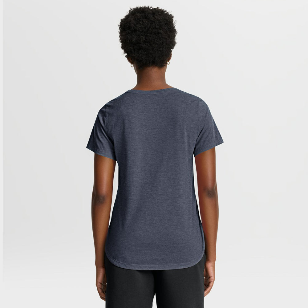 Seattle Seahawks Women's Script Tri-Blend T-Shirt College Navy | Nike for Sale