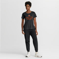 Cincinnati Bengals Women's Script Tri-Blend T-Shirt Black | Nike for Sale