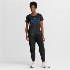 Detroit Lions Women's Script Tri-Blend T-Shirt Black | Nike for Sale