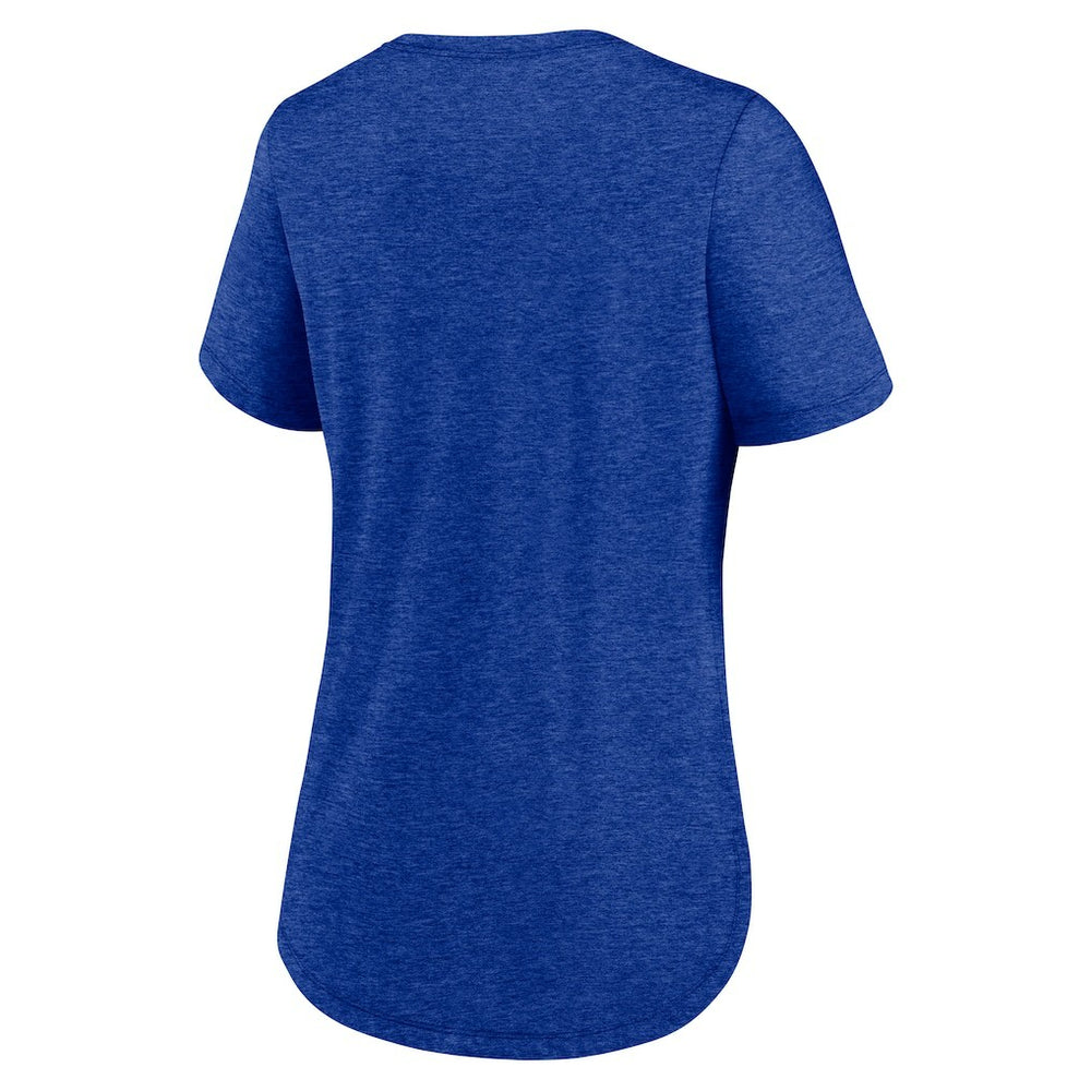 Buffalo Bills Women's Script Tri-Blend T-Shirt Royal | Nike for Sale