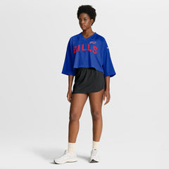 Buffalo Bills Women's Primetime Cropped Mesh Dri-FIT Fashion Jersey Royal | Nike for Sale