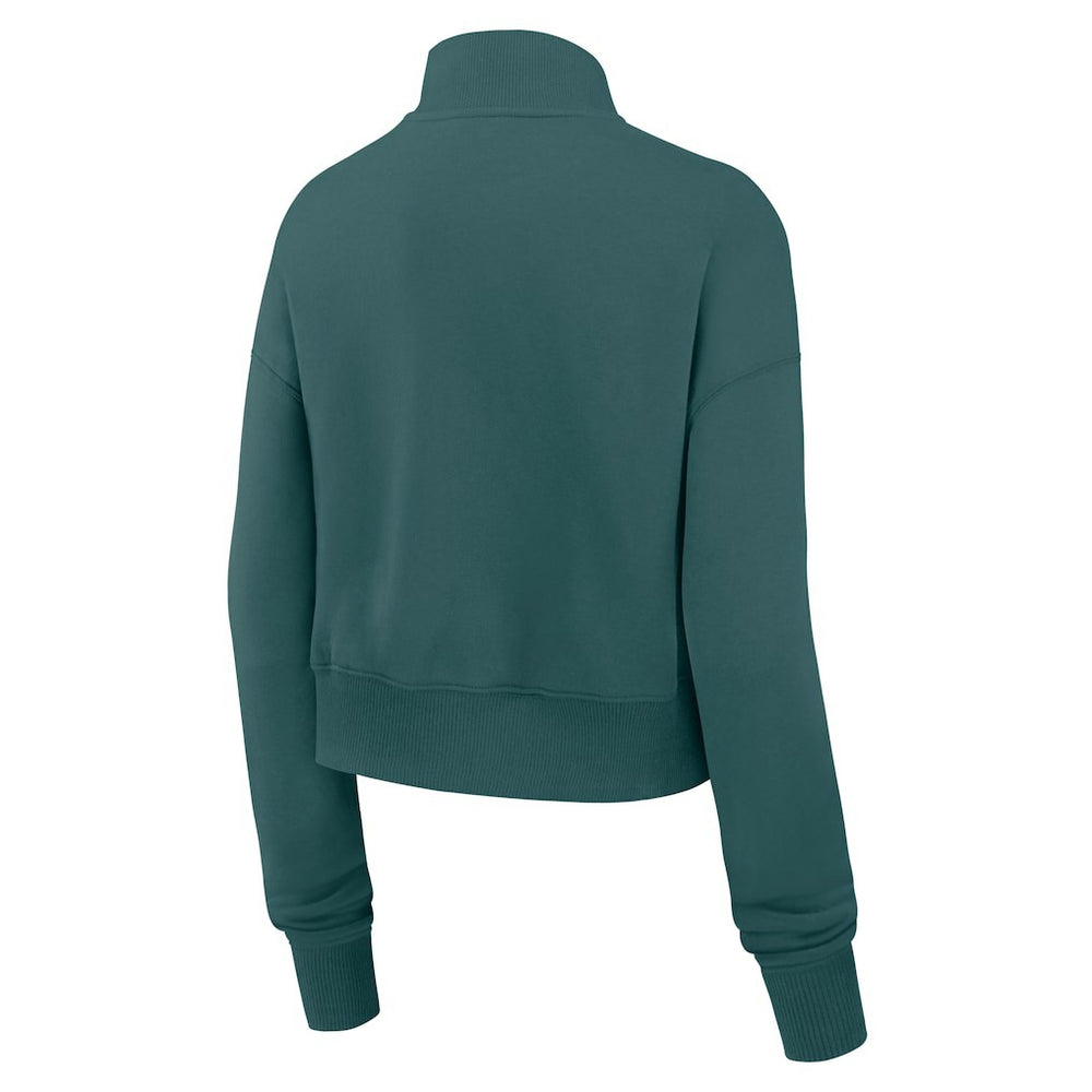 Philadelphia Eagles Women's Primetime Phoenix Half-Zip Sweatshirt Midnight Green | Nike for Sale