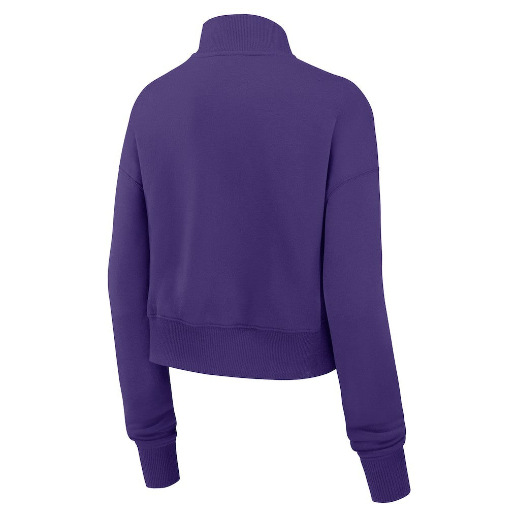 Minnesota Vikings Women's Primetime Phoenix Half-Zip Sweatshirt Purple | Nike for Sale