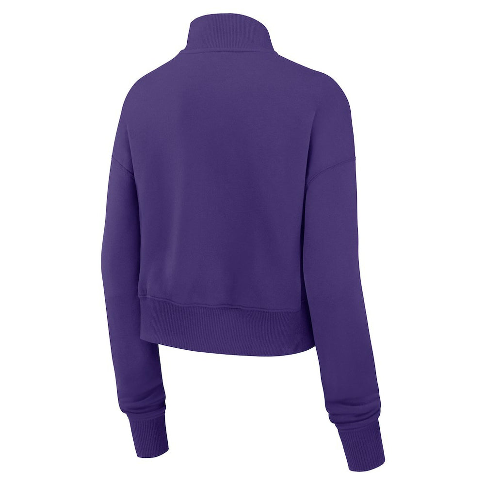 Minnesota Vikings Women's Primetime Phoenix Half-Zip Sweatshirt Purple | Nike for Sale