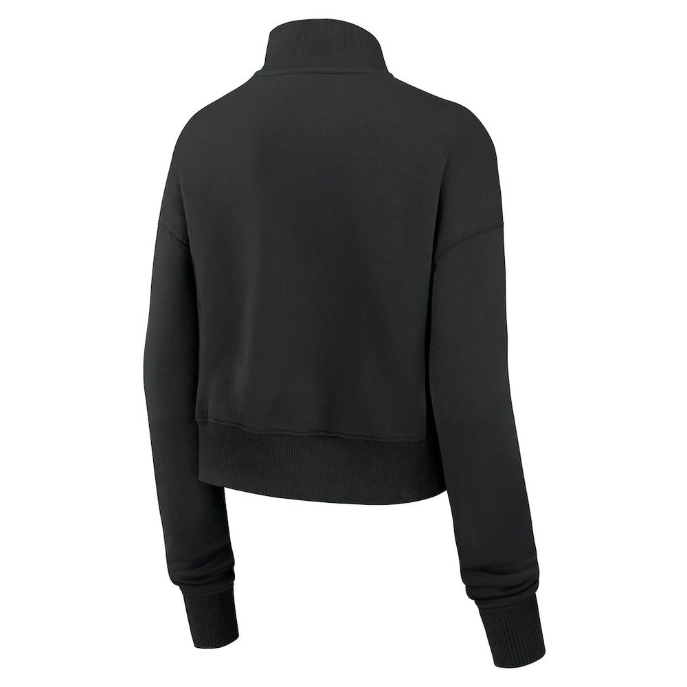 New Orleans Saints Women's Primetime Phoenix Half-Zip Sweatshirt Black | Nike for Sale