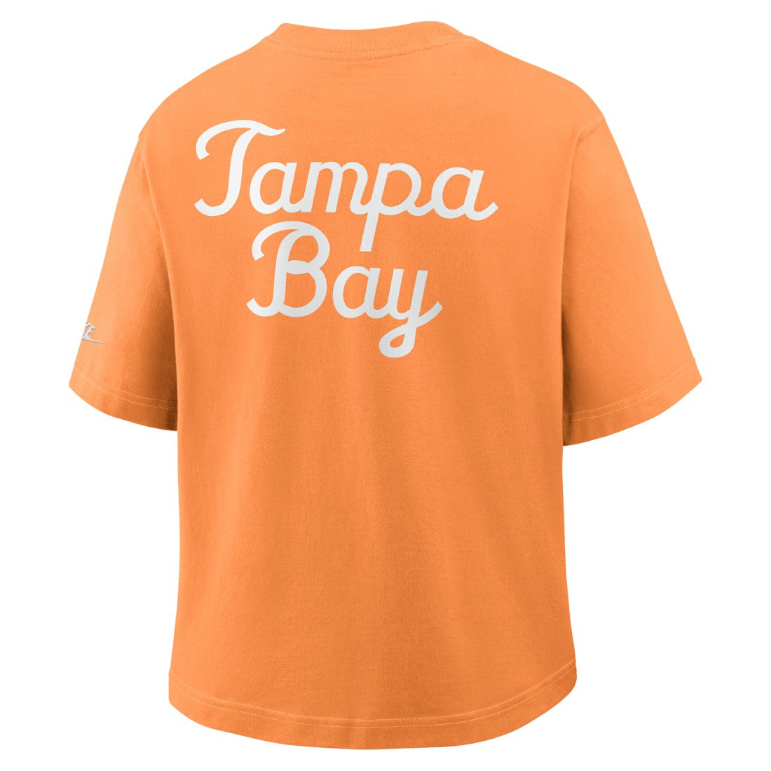 Tampa Bay Buccaneers Women's Rewind Pocket Boxy T-Shirt Orange | Nike for Sale