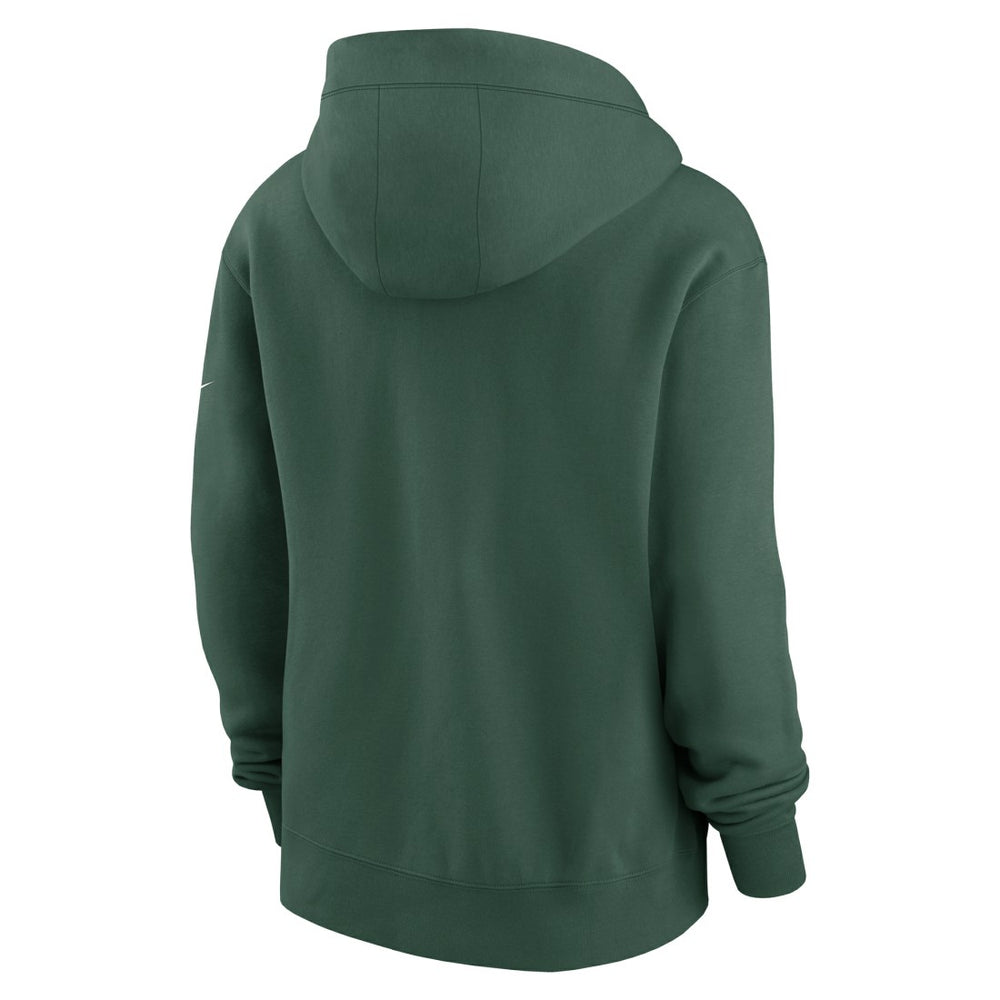 Green Bay Packers Women's Phoenix Rewind Full-Zip Hoodie Green | Nike for Sale