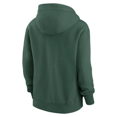 Green Bay Packers Women's Phoenix Rewind Full-Zip Hoodie Green | Nike for Sale