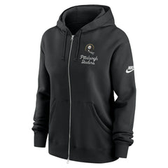 Pittsburgh Steelers Women's Phoenix Rewind Full-Zip Hoodie Black | Nike for Sale