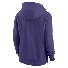 Baltimore Ravens Women's Phoenix Rewind Full-Zip Hoodie Purple | Nike for Sale