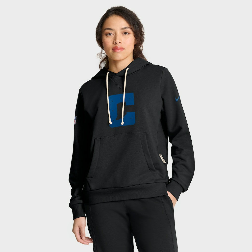 Indianapolis Colts Women's Alternate Logo Sideline Standard Issue Dri-FIT Hoodie Black | Nike for Sale